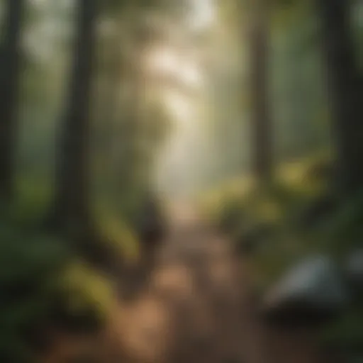 Scenic mountain trail perfect for horseback riding