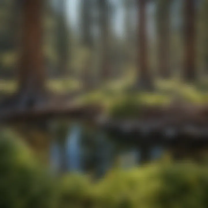 Distinctive flora found in the national parks around Lake Tahoe