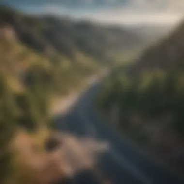 Stunning view of the winding roads through the Black Hills