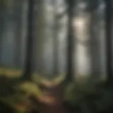 Majestic Black Forest Landscape Majestic black forest landscape showcasing towering trees