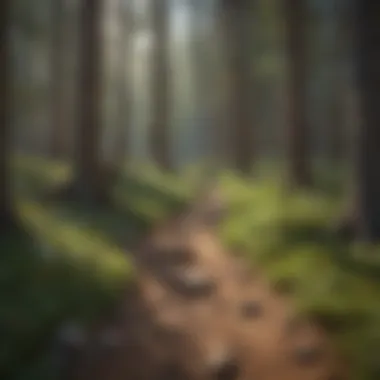 An adventurous hiker exploring the trails at Trailhead Tahoe