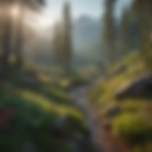 A breathtaking view of the Wild Rogue Wilderness showcasing its rugged terrain and vibrant flora