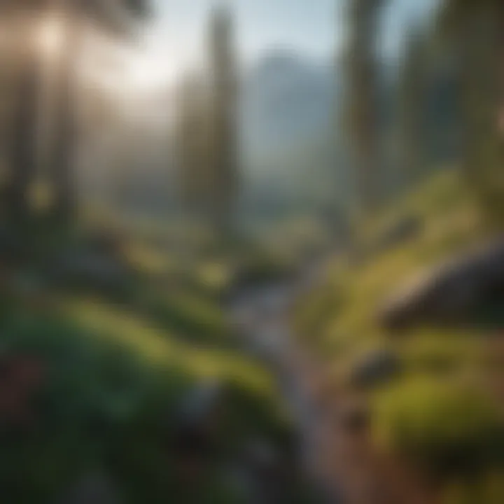 Stunning Landscape of the Wild Rogue Wilderness A breathtaking view of the Wild Rogue Wilderness showcasing its rugged terrain and vibrant flora
