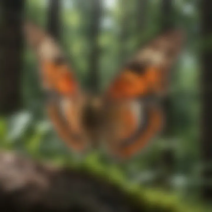A rare species of butterfly found in the Wildcat region, illustrating local biodiversity
