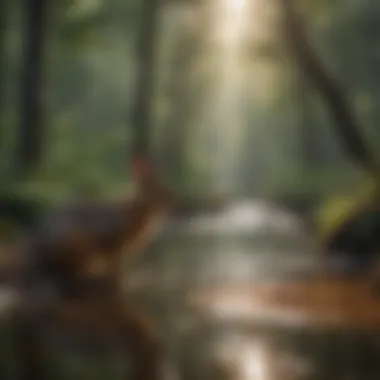 Wildlife spotted in a Virginia wilderness campground, highlighting local ecology