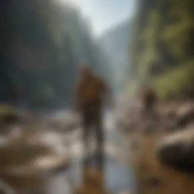 Historical Significance of Gold Mining A historical depiction of gold miners at work in a riverbed