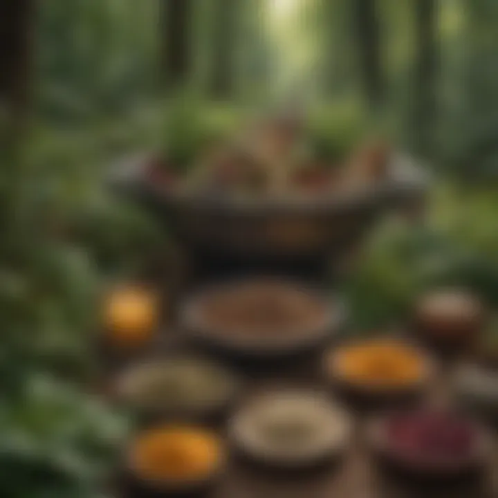 Cultural depictions of herbal medicine across different societies