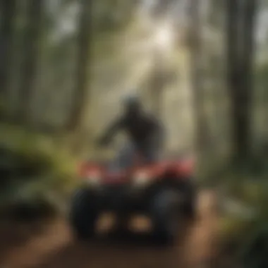 Thrilling ATV Adventure with Fellow Explorers Group of Adventurers Enjoying ATV Tour in Asheville, NC