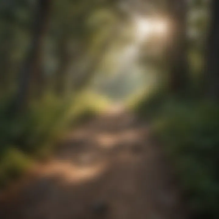 Map of Texas highlighting popular thru hike routes