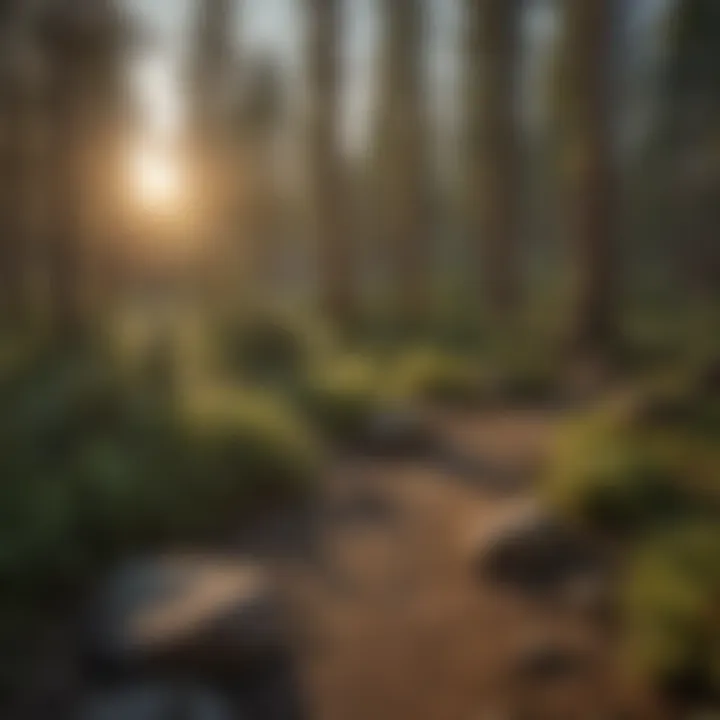 Golden Hour at Tillicum Campground Sunset over the picturesque landscapes of Tillicum Campground