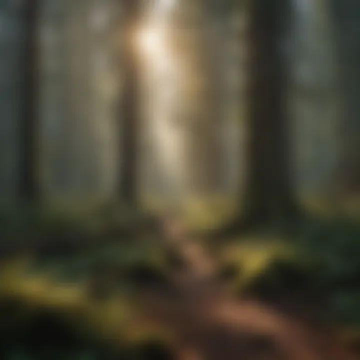 Majestic forest landscape in Oregon