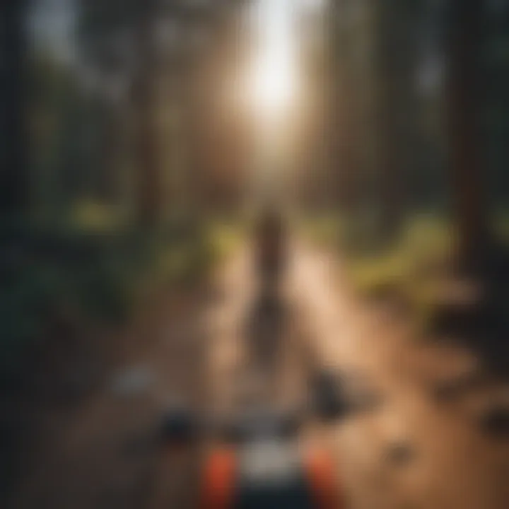 Navigating Scenic Routes A group of riders navigating a scenic OHV route in Utah