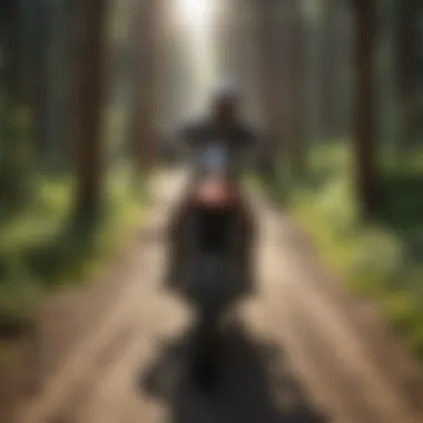 Safety Guidelines for Riders An educational sign offering safety tips and regulations for OHV riding