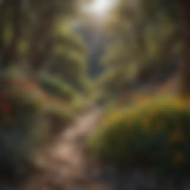 Diverse flora thriving in Ventura Canyon