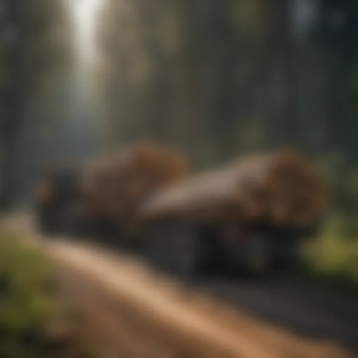 Log Trailer in Action Demonstrating Logging Operations