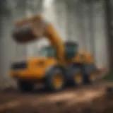 Wheel Log Loader in Action