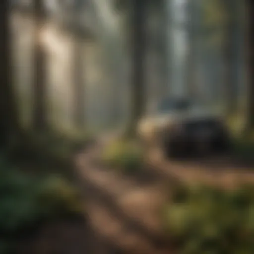 A serene forest landscape showcasing biodiversity