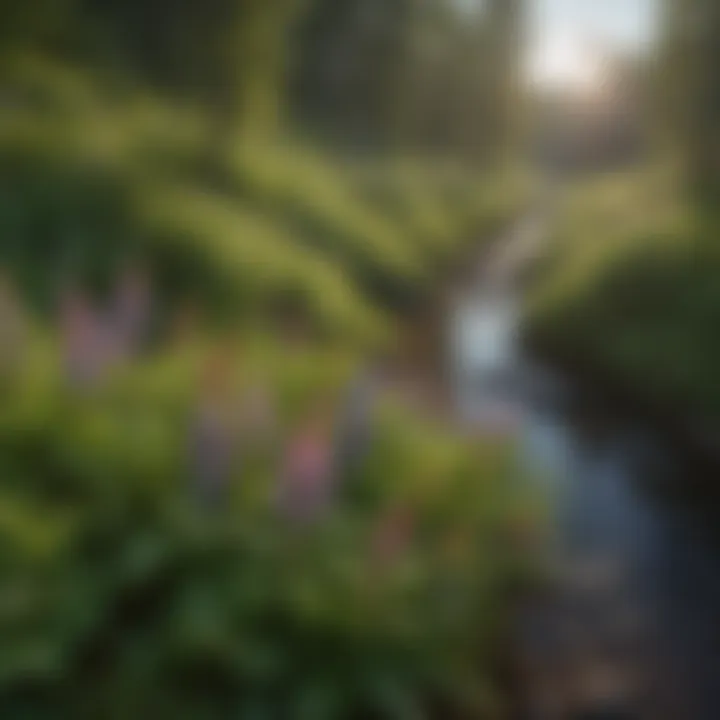 A vibrant collection of wildflowers that thrive in the diverse ecosystem of the park