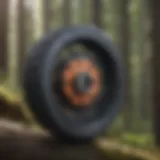 Close-up of durable web gear used in forestry tasks