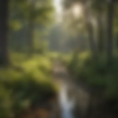 A panoramic view of a Wildlife Management Area, highlighting the ecological balance and biodiversity