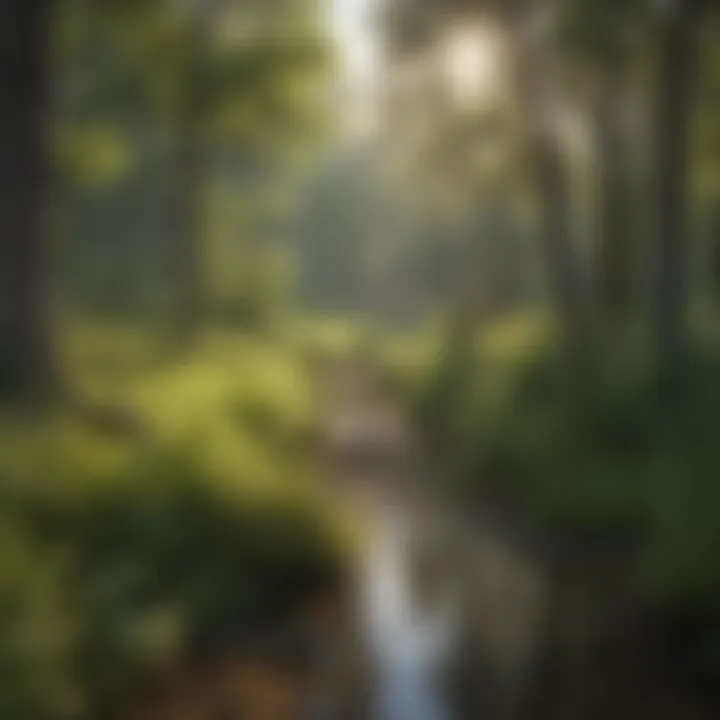 A panoramic view of a Wildlife Management Area, highlighting the ecological balance and biodiversity