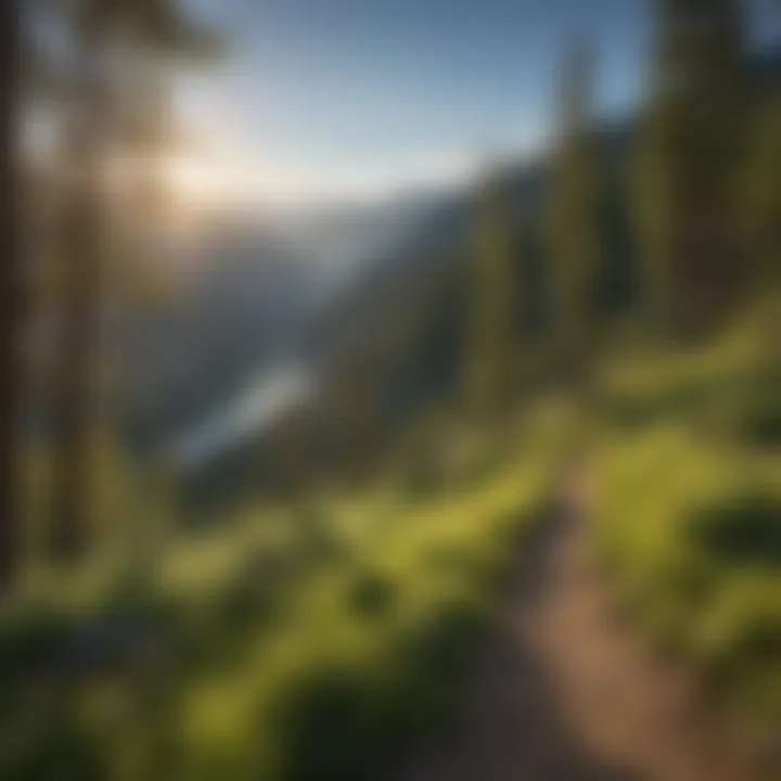 Panoramic view of the Methow Valley surrounding Winthrop