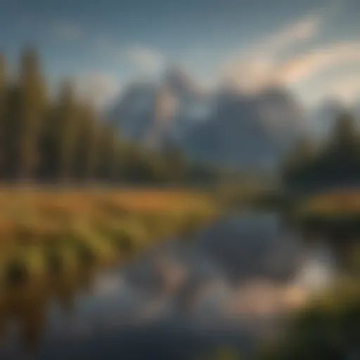 Majestic Grand Teton Mountains in Wyoming