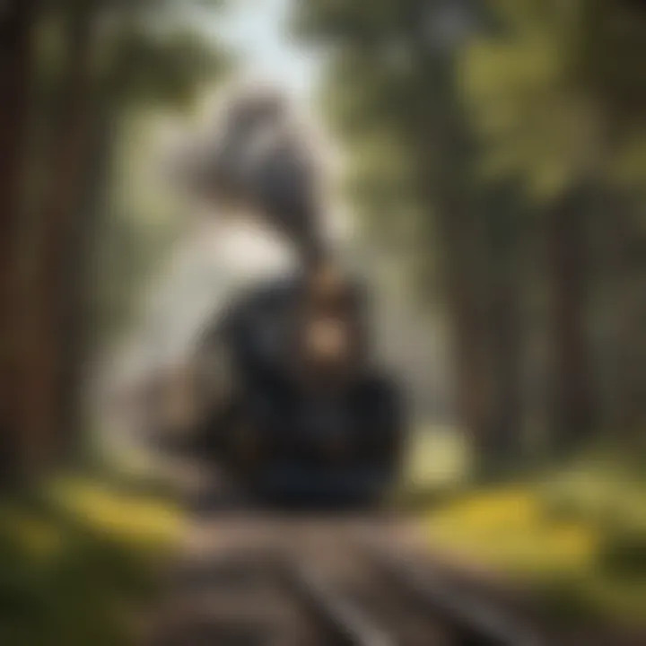 Historic Train in Cheyenne, Wyoming