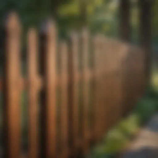 Exquisite Craftsmanship of Hardwood Fence