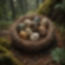 Exquisite Mountain Quail Egg Nest