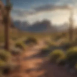 Illustration of the prehistoric Arizona landscape