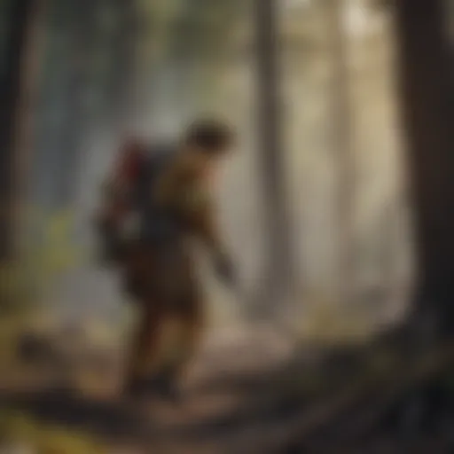 Firefighter in full gear battling a blaze