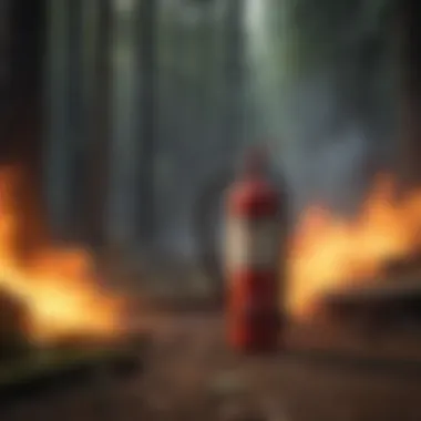 Fire Extinguisher in Action