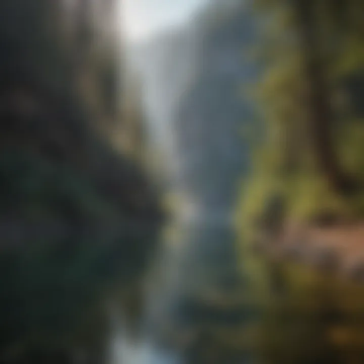 Fisherman casting a line into the tranquil waters of Canyon Ferry