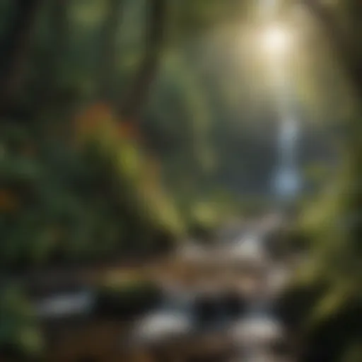 Enchanting flora at Coal Creek Falls