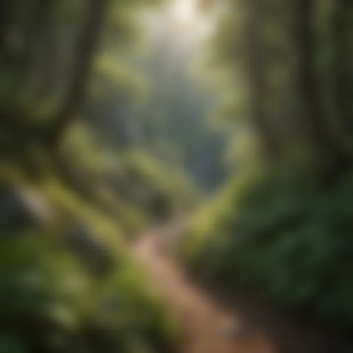 Lush flora and fauna thriving on Blackrock Mountain slopes