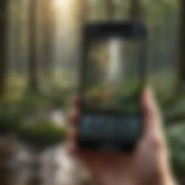 Innovative Digital Identification Tools A digital interface of a wildlife identification app with various species displayed