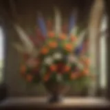 Floral Arrangement for Funeral Donation Request