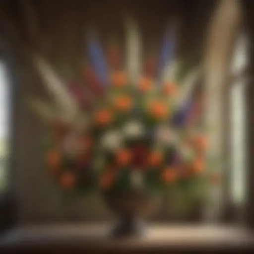 Floral Arrangement for Funeral Donation Request