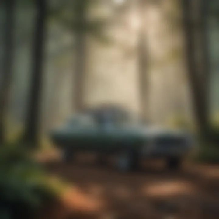 Foggy Forest Morning Light