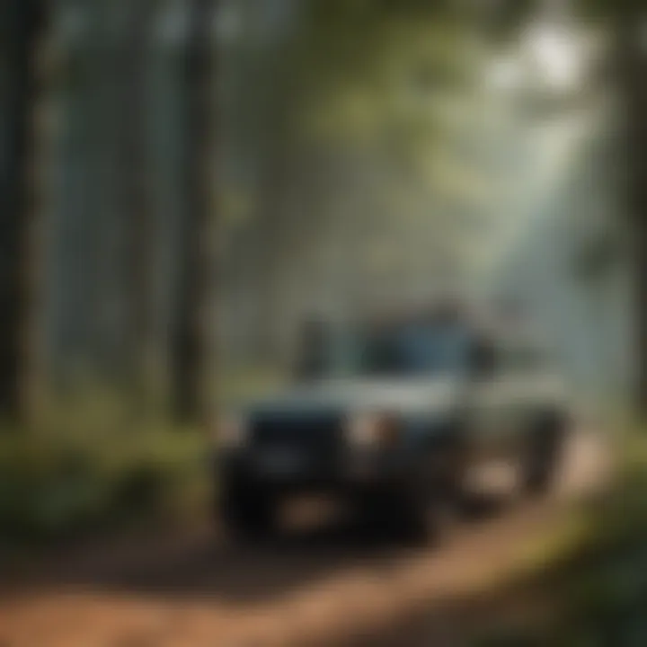 Forest area monitoring by vehicle operator