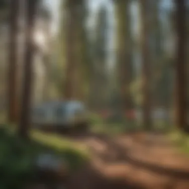 Forest Haven Campground Surrounded by Pine Trees