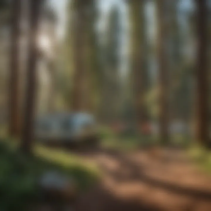 Forest Haven Campground Surrounded by Pine Trees