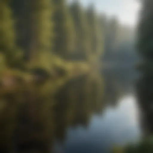 Serene Forest Lake
