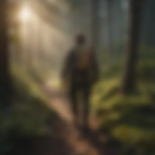 Forest Ranger patrolling the wilderness