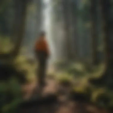 Forest Ranger Surveying Wilderness Forest Ranger Surveying Wilderness