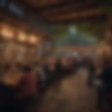 Crowd enjoying live music in a Fremont venue