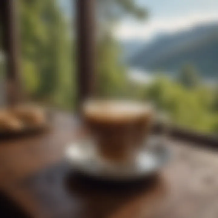 Freshly Brewed Coffee at Lake Quinault Lodge Breakfast