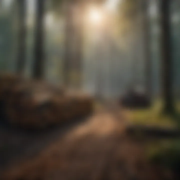 Eco-friendly Harvesting Forest regeneration after sustainable wood harvesting