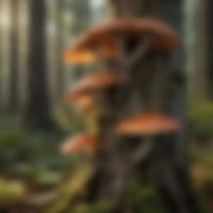 Fungi-Inspired Tree Leaves